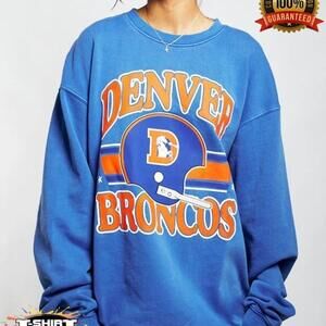 Nfl Denver Broncos Crewneck Sweatshirt, Denver Broncos